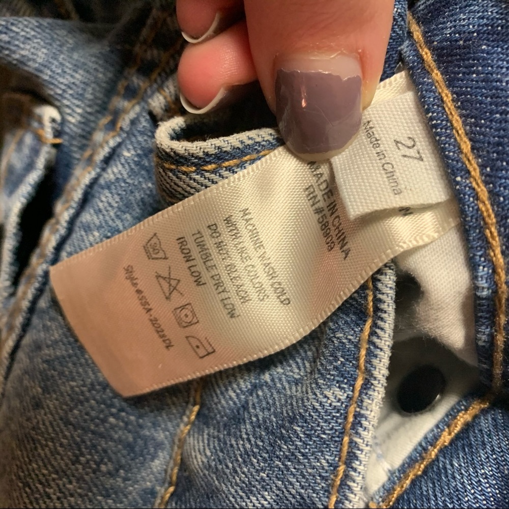 Chelsea & Violet Jeans Side Ruffle High Rise - Picture 6 of 6